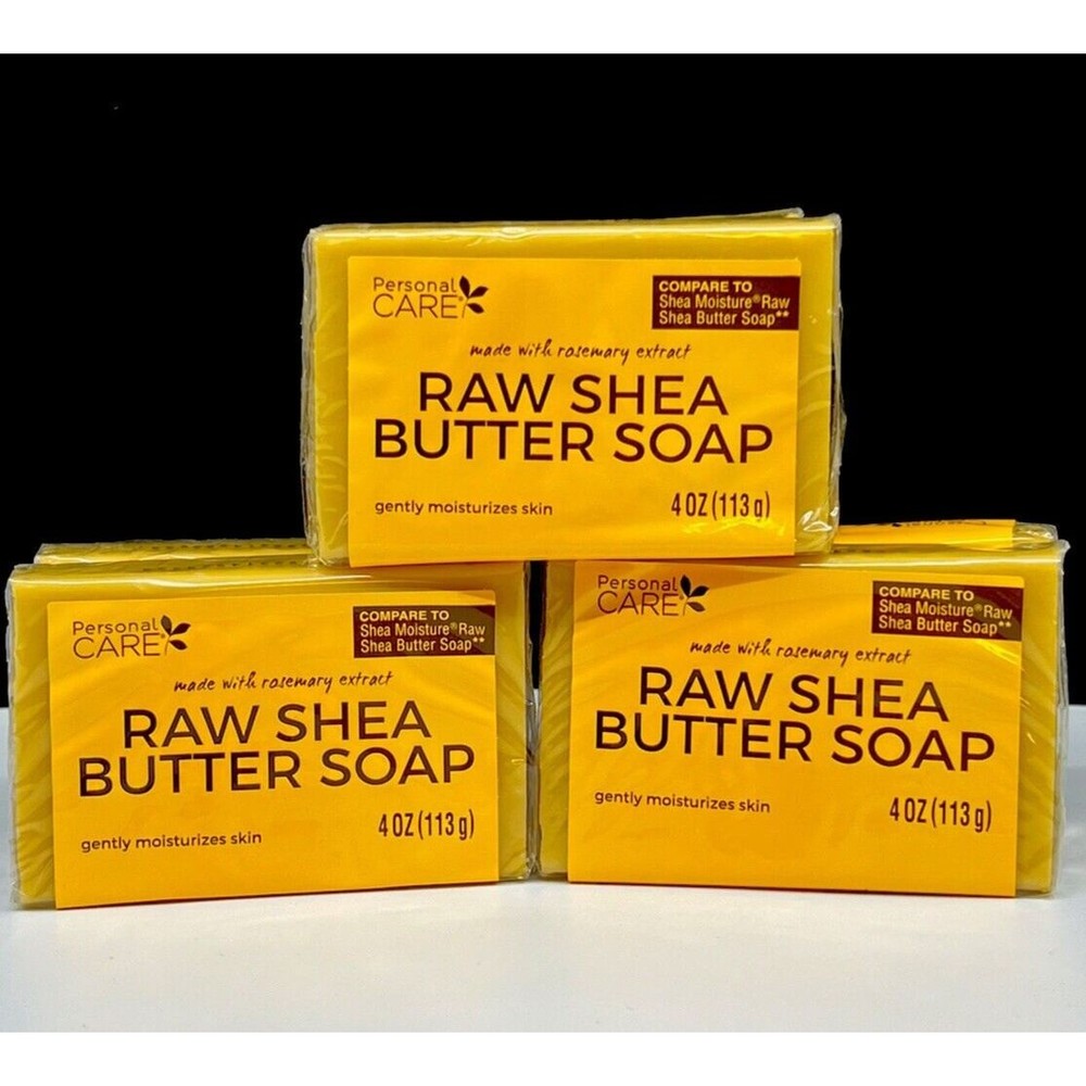 Raw Shea Butter Soap Rosemary Extract 4oz Compare to Shea Moisture